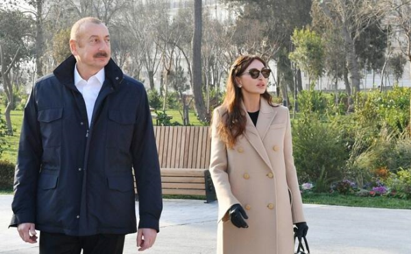 İlham Əliyev və xanımı Şəkiyə səfər ediblər